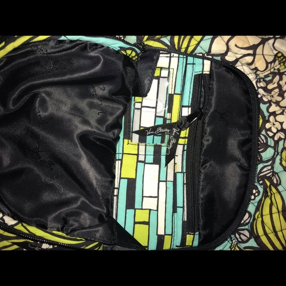 Vera Bradley Island Bloom Laptop backpack - Picture 3 of 6